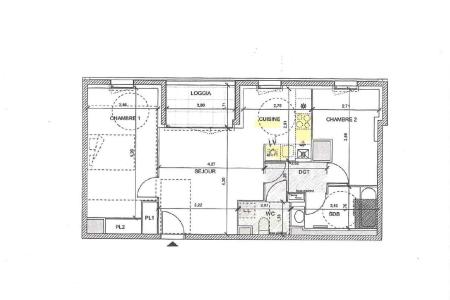 Louer Appartement 3 pièces 60 m²