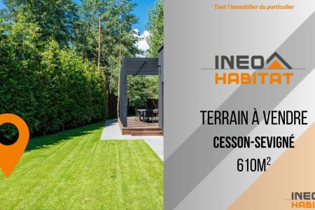 Acheter terrain 610 m²